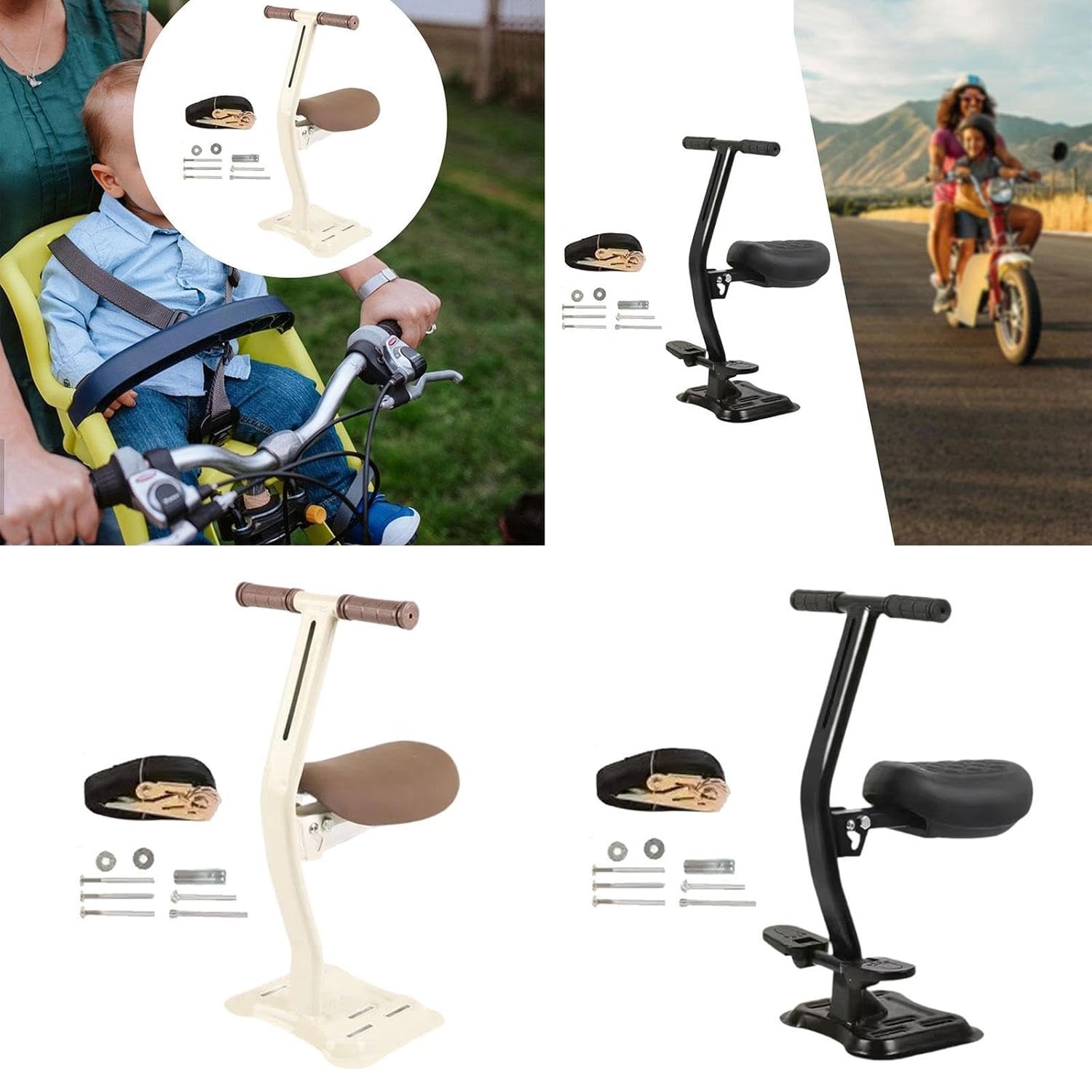 Kids Bike Seat Metal