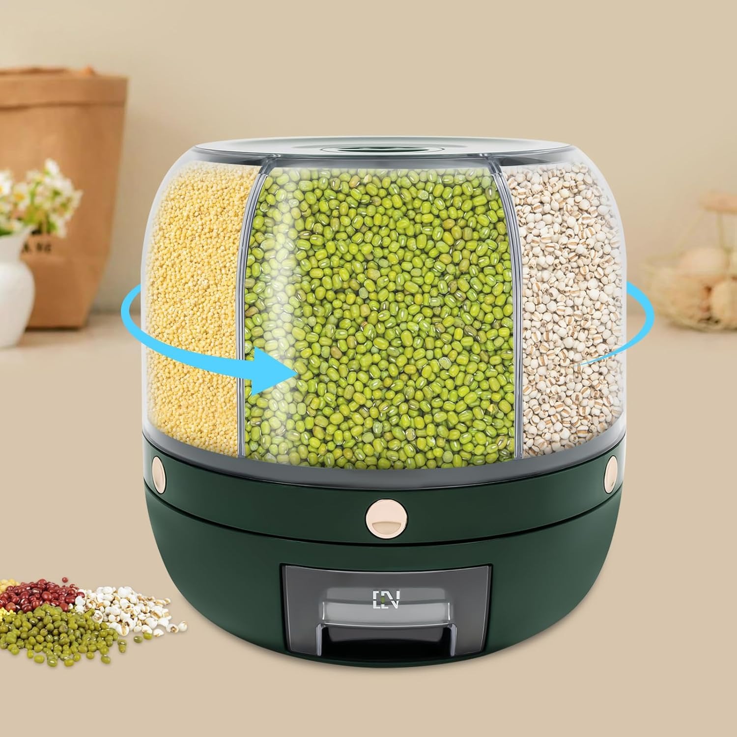 Rotate Rice Bucket - 4