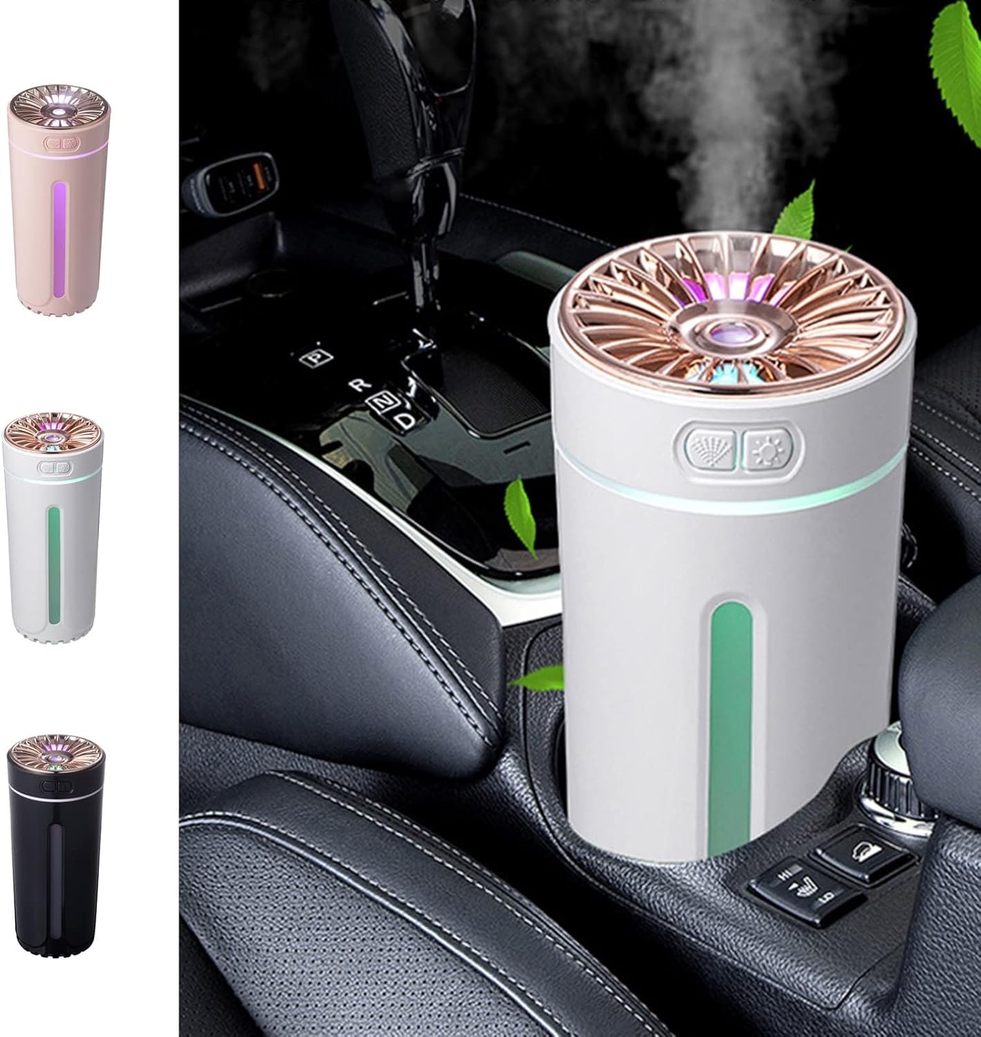  المعطر الذكي الجديد متعدد الأنماط و ألوان الإضاءات للسيارة 