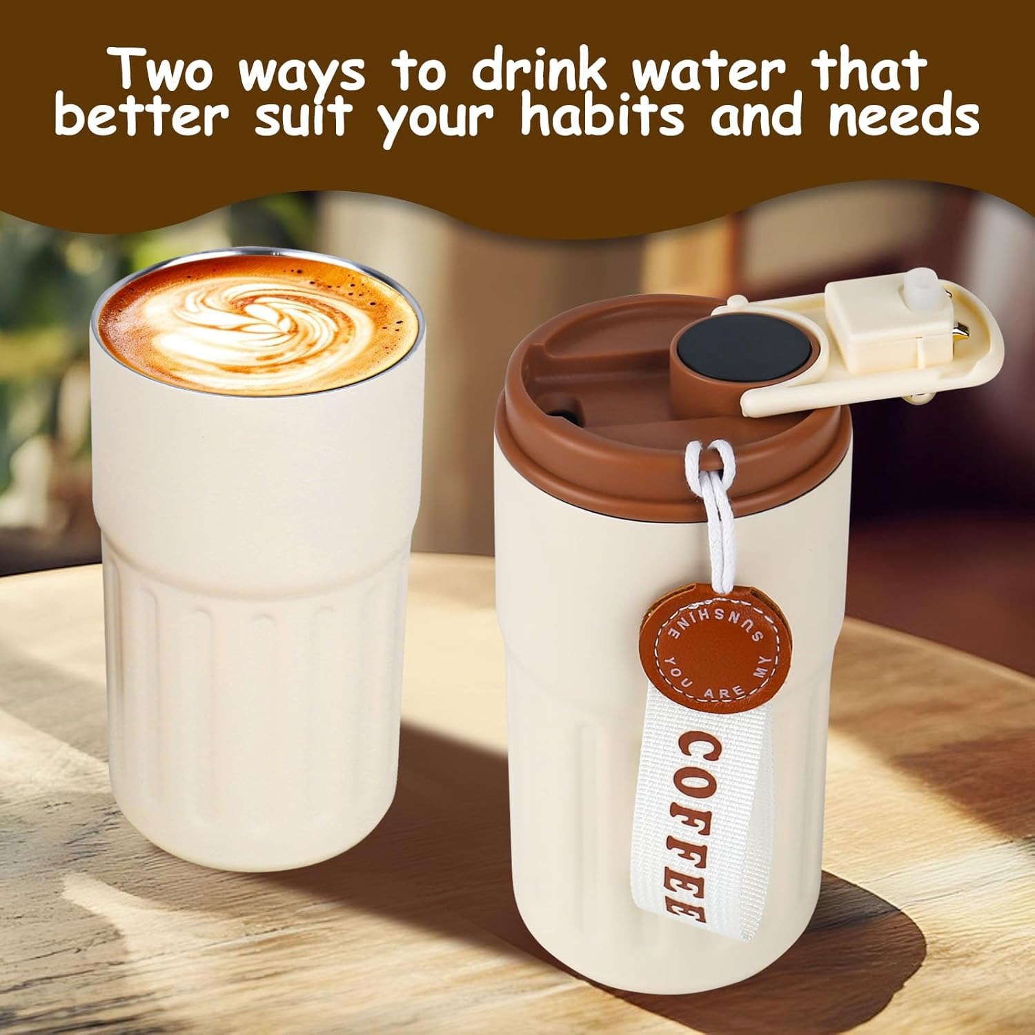Bottle Coffee Flask with Temperature Display - 5